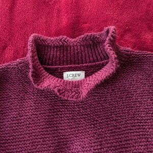 J. Crew Women's Plum Cowl Neck Sweater